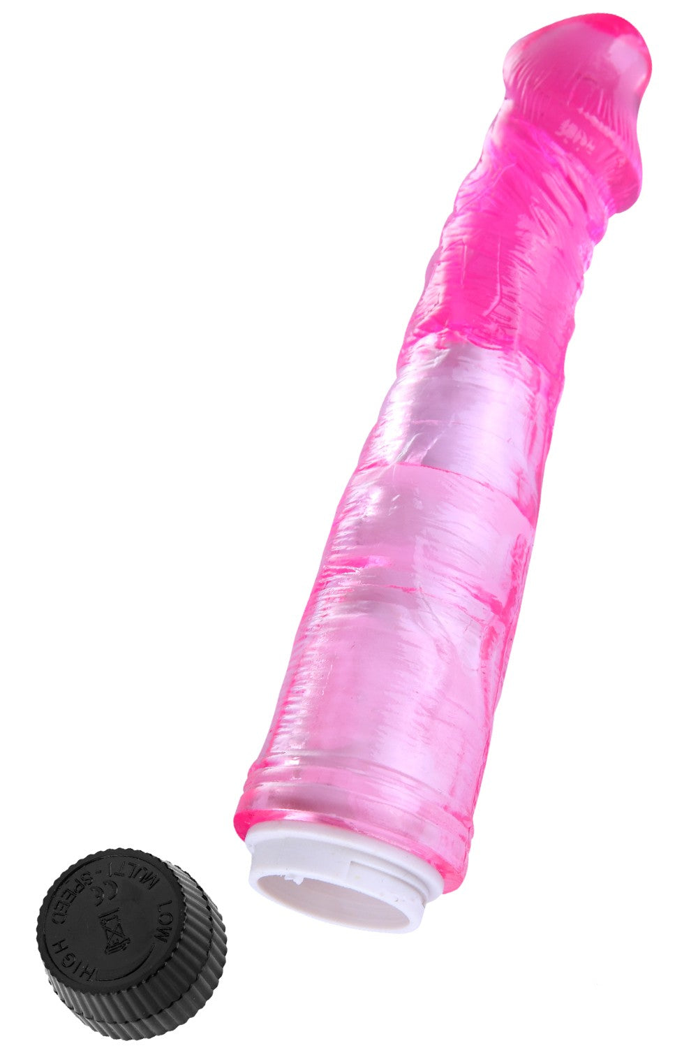 Vibromasseur 20 cm Jelly rose - YOJ-027PK