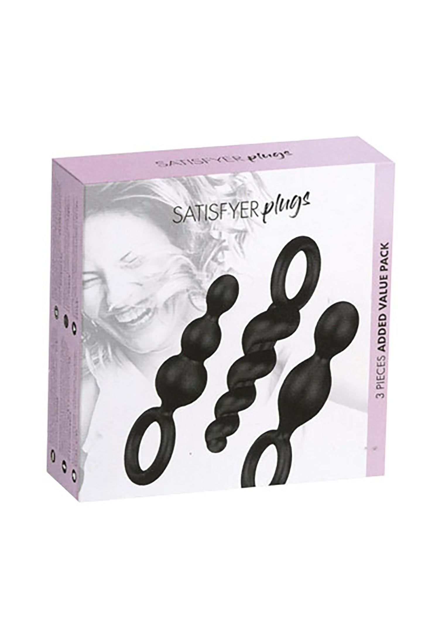 Coffret 3 plugs Satisfyer Plugs Noir - CC597159