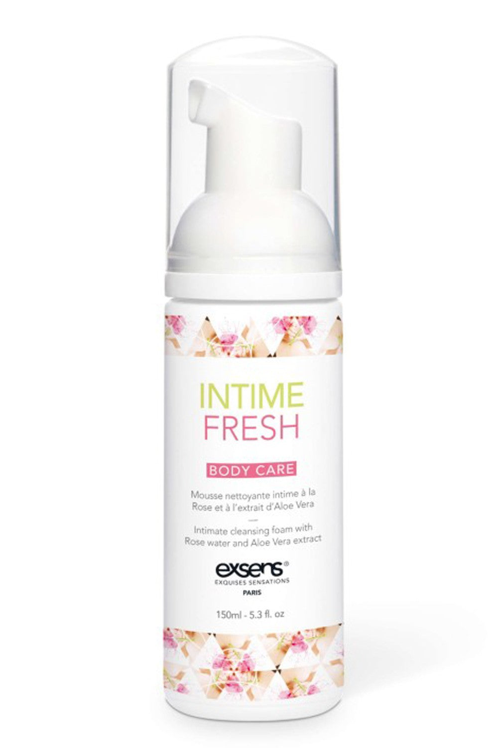 Mousse nettoyante intime à la rose de Damas et à l'extrait d'Aloe Vera 150ml - CC805035