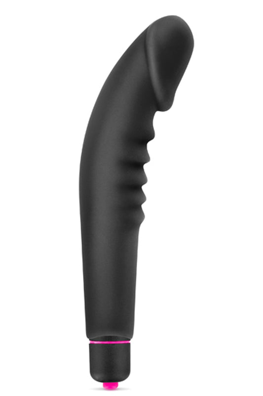 Vibromasseur stimulateur réaliste point G noir silicone 7 vitesses - CC5740100010