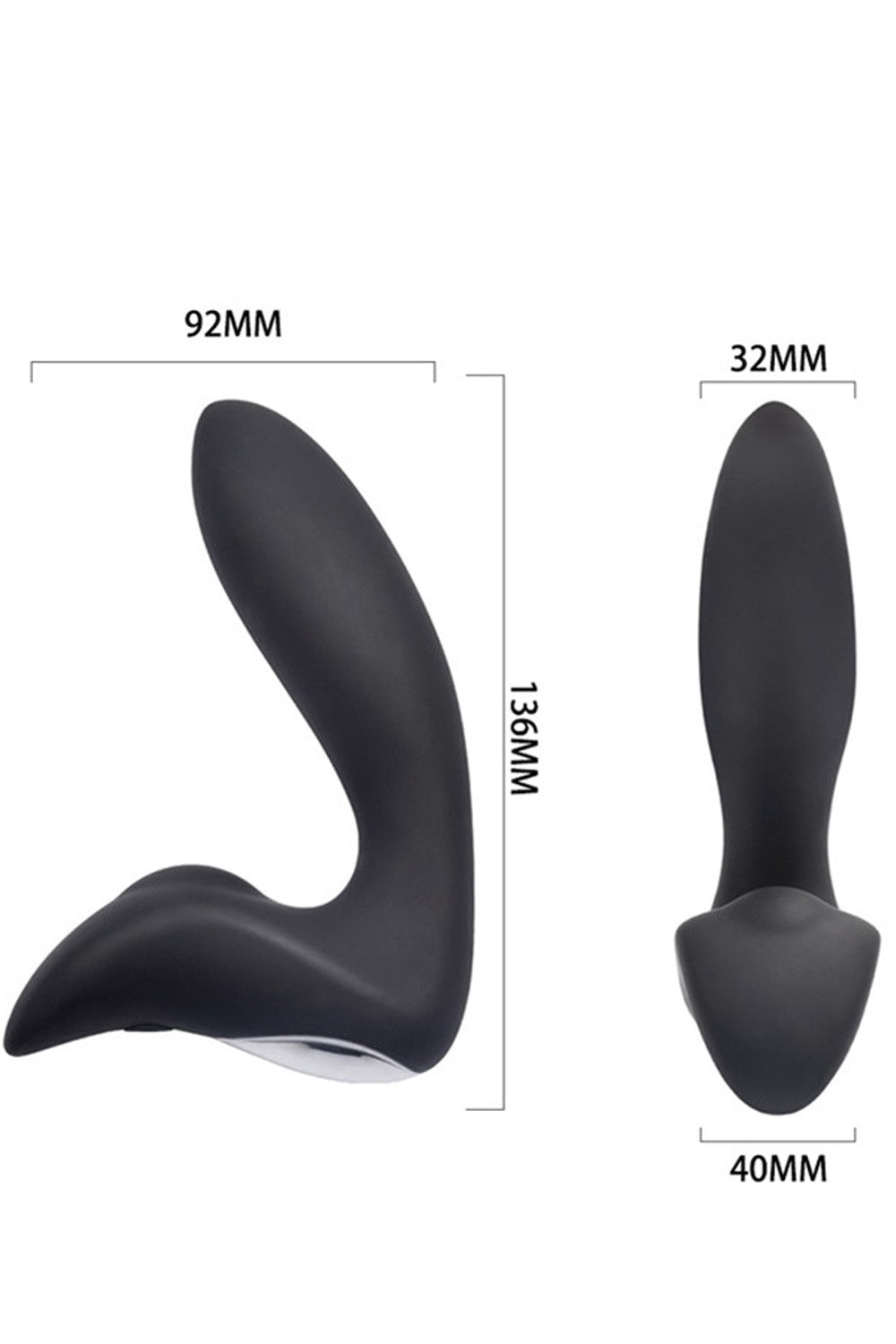 Plug anal vibrant 12 programmes et télecommande USB - CR-CAW011