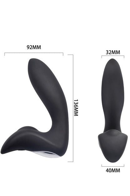 Plug anal vibrant 12 programmes et télecommande USB - CR-CAW011