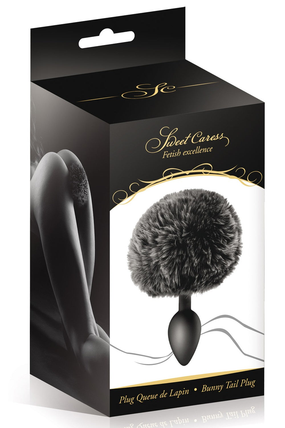 Plug anal pompon noir - CC5700910010