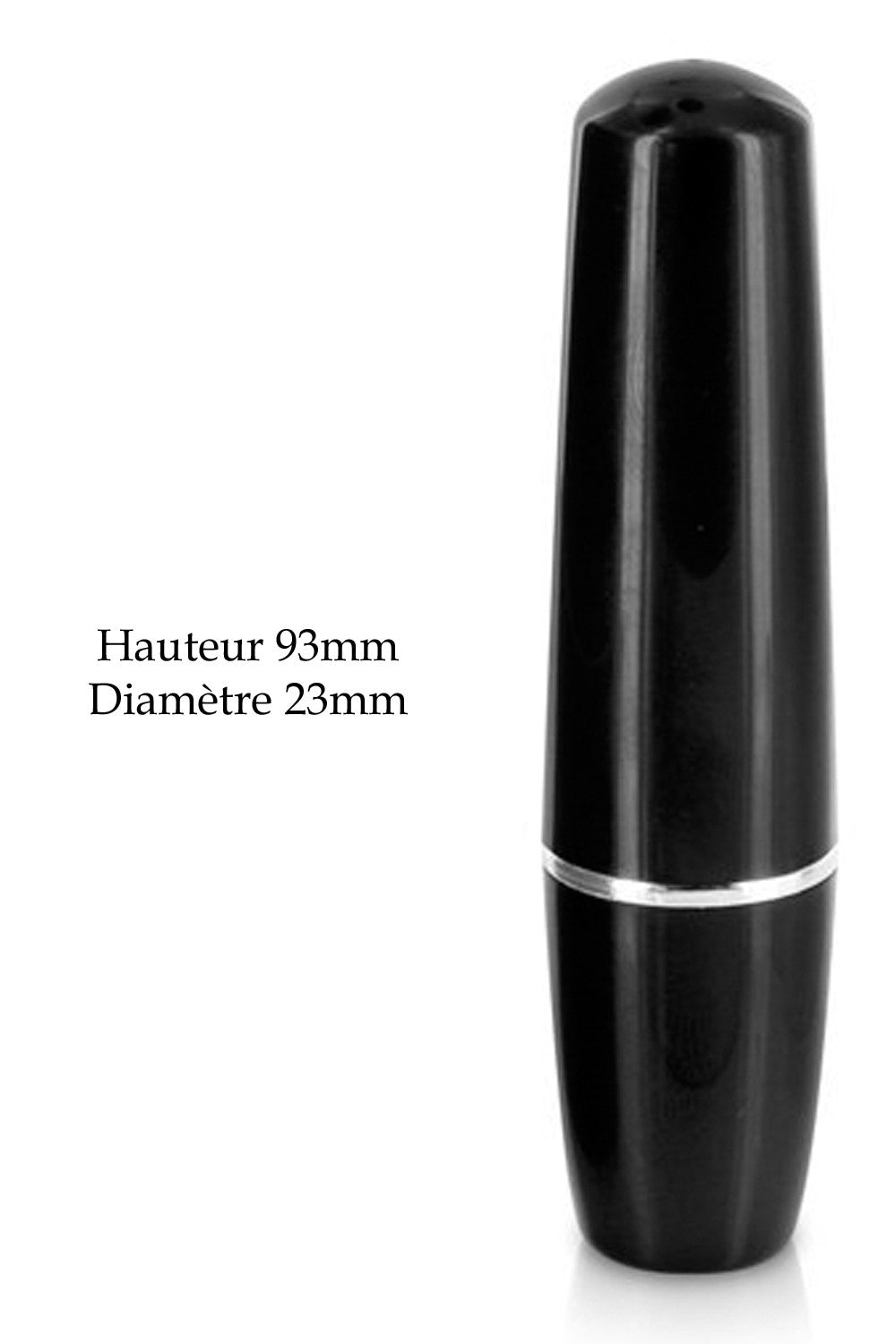 Rouge à lèvres vibrant noir - NEZ-02006BLK