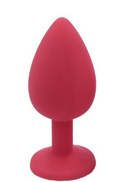 Plug rouge bijou cristal Medium - DB-RY068CRED