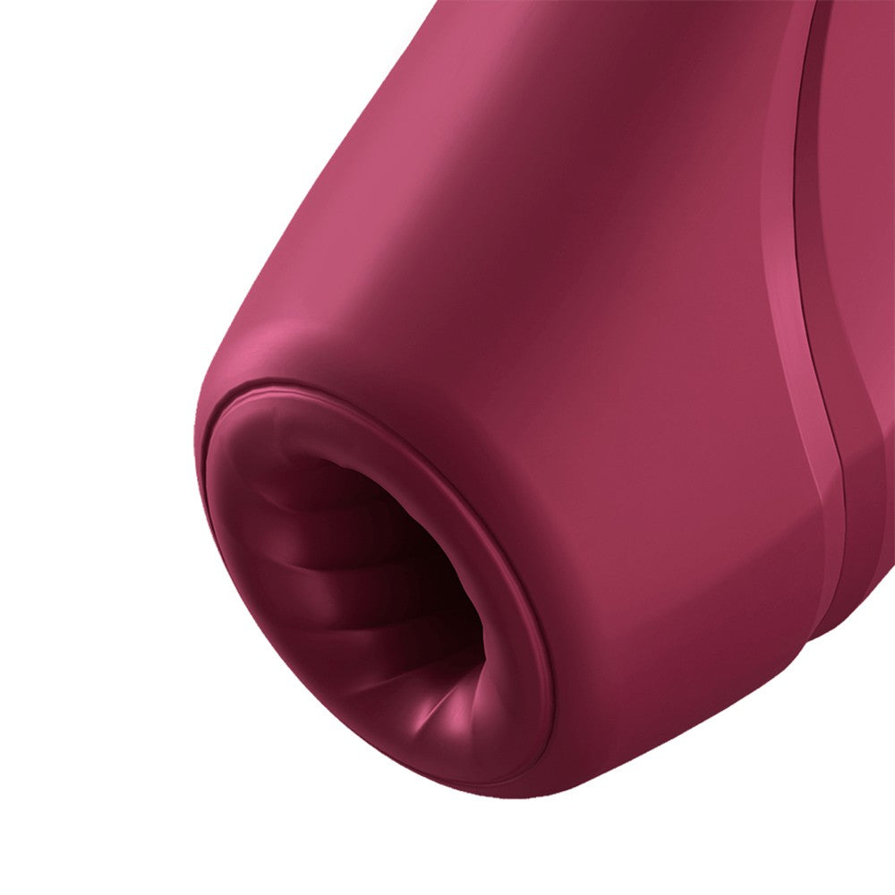 Stimulateur clitoridien connecté bordeaux Curvy 1+ Satisfyer - CC5972390214
