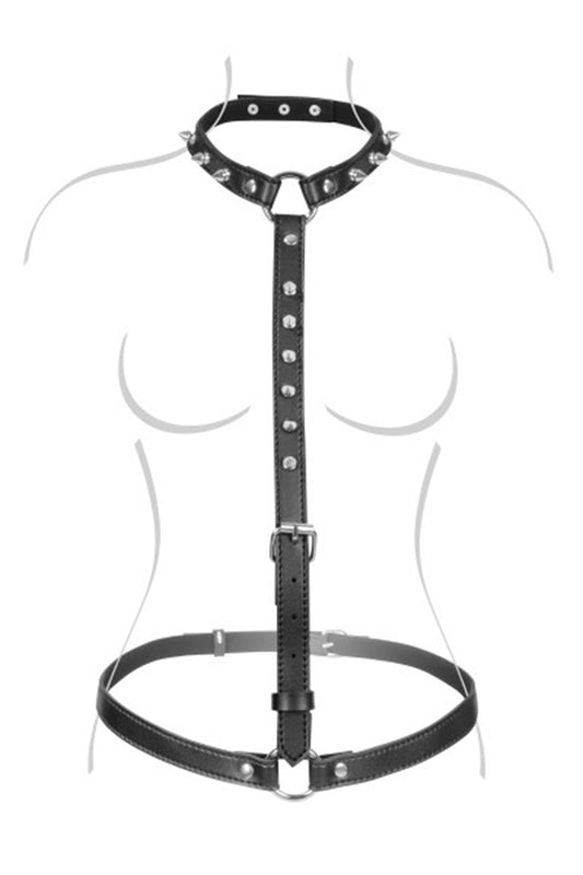 Harnais buste avec pointes picots Fetish Tentation - CC570410