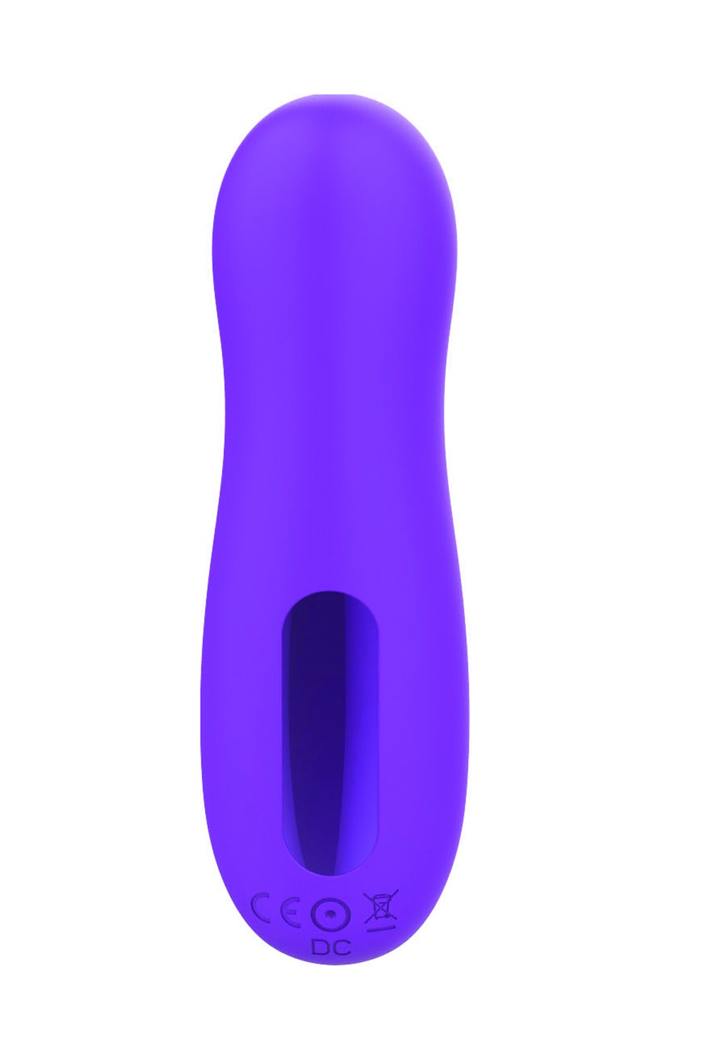 Vibromasseur par vibrations sur membrane rechargeable USB violet 10 vitesses de voyage - ZK003CPUR