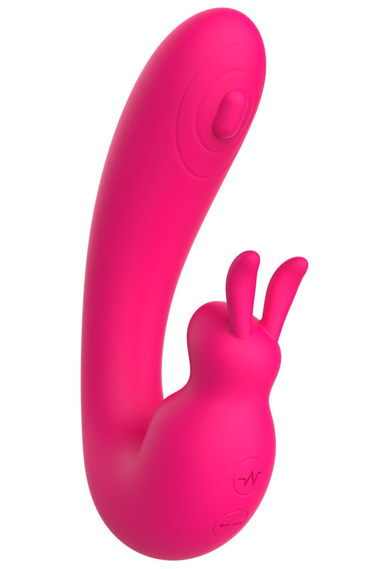 Vibromasseur 2 en 1 G-spot et C-spot USB Kala rose - WS-NV084