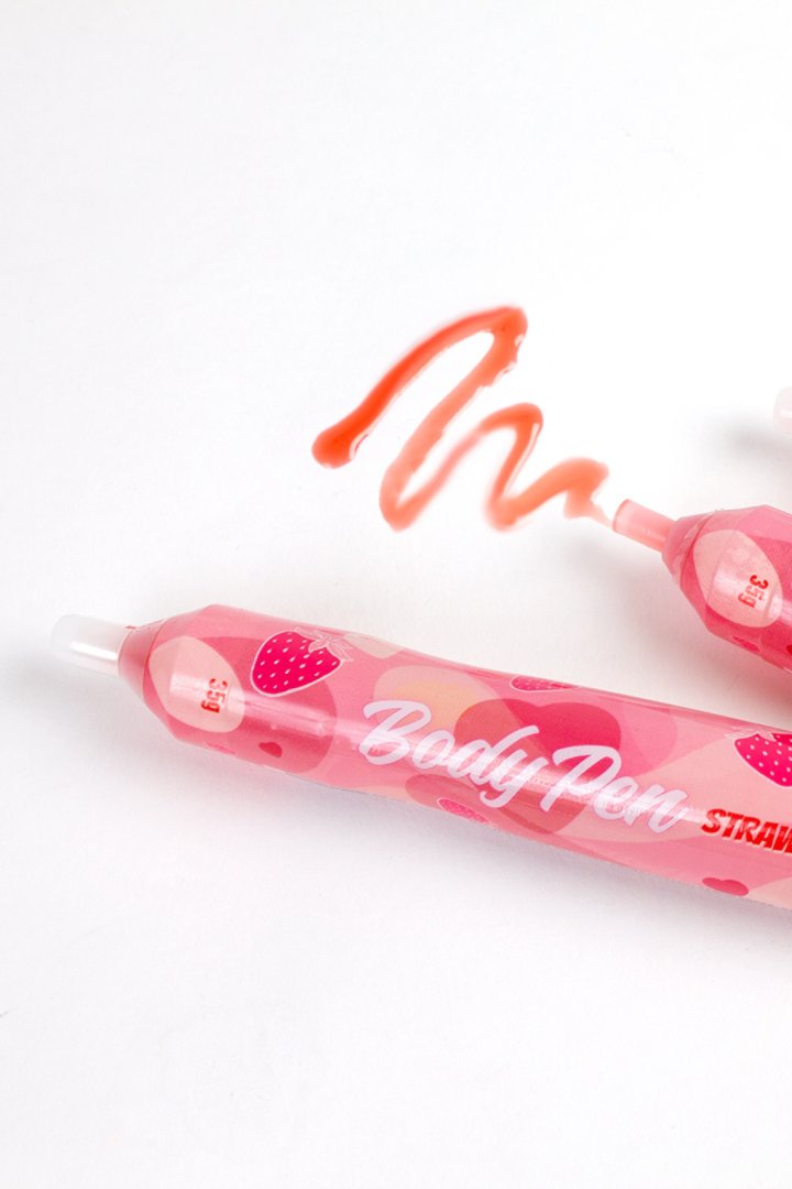 Stylo corporel bodypaint comestible fraise - SP6267